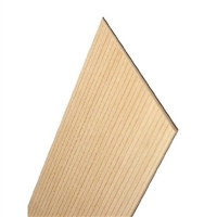 BASSWOOD SIDING 6.4mm SPACED GROOVE x 61cm LONG MI4440