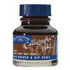 INK WINSOR SEPIA NON-WATERPROOF DIP PEN & BRUSH 30ml WN1111609