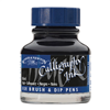 INK WINSOR BLACK NON-WATERPROOF DIP PEN & BRUSH 30ml WN1110030
