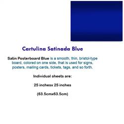CARTULINA SATINADA BLUE 10046