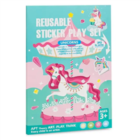 REUSABLE STICKER PLAY SET UNICORN KB220019