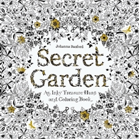 COLORING BOOK SECRET GARDEN 7.2x7.2 inches 24 pages CY8845