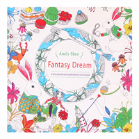 COLORING BOOK FANTASY DREAM 7.2x7.2 inches 24 pages CY8846