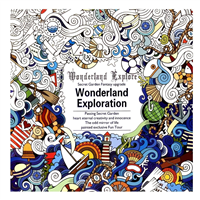 COLORING BOOK WONDERLAND EXPLORATION 7.2x7.2 inches 24 pages CY8847