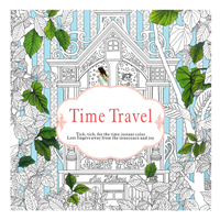 COLORING BOOK TIME TRAVEL 7.2x7.2 inches 24 pages CY8850
