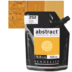 SENNELIER ABSTRACT ACRYLIC 500ml YELLOW OCHRE 252 SV121521252