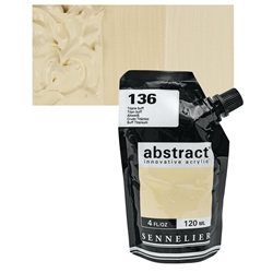 SENNELIER ABSTRACT ACRYLIC 120ml TITANIUM BUFF 136 SV121121136