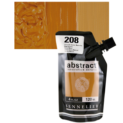SENNELIER ABSTRACT ACRYLIC 120ml RAW SIENNA 208 SV121121208