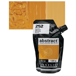 SENNELIER ABSTRACT ACRYLIC 120ml YELLOW OCHRE 252 SV121121252