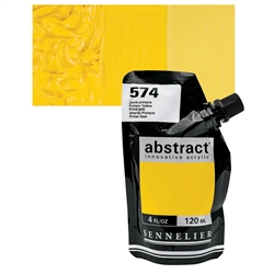 SENNELIER ABSTRACT ACRYLIC 120ml PRIMARY YELLOW 574 SV121121574