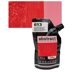 SENNELIER ABSTRACT ACRYLIC 120ml CADMIUM RED LIGHT HUE 613 SV121121613