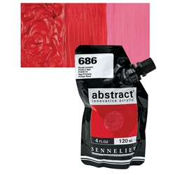 SENNELIER ABSTRACT ACRYLIC 120ml PRIMARY RED 686 SV121121686