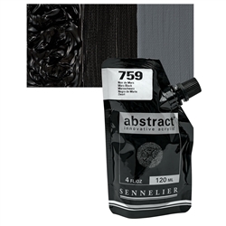 SENNELIER ABSTRACT ACRYLIC 120ml MARS BLACK 759 SV121121759