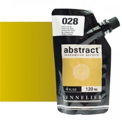 SENNELIER ABSTRACT ACRYLIC 120ml METALLIC GOLD 028 SV121121028