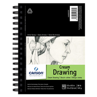 CANSON DRAWING PAD 5.5x8.5 inch 60 sheets 90LB Cream CN400059707
