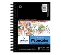 CANSON MONTAVAL WATERCOLOR PAD 5.5x8.5 inches 20 Sheets 140LB-300gr COLD PRESS CN400059878