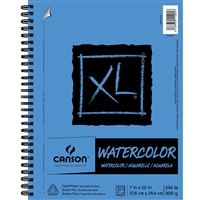 CANSON XL WATERCOLOR PAD 7x10 inches 30 Sheets 140LB-300gr COLD PRESS CN400077425