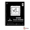 DRAWING PAD CANSON XL 9x12 inches BLACK PAPER 40 sheets CN400077428