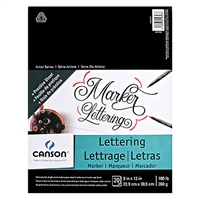 MARKER PAD - CANSON ARTIST LETTERING 20 SHEETS  9X12 CN400092375