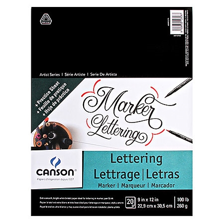 Canson XL Marker Pad, 100 sheets 9 x 12