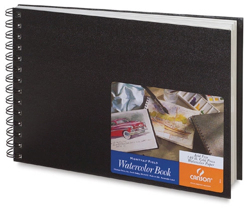 Canson Montval Field Watercolor Book - 10x7 20 Pages