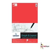 CANSON GRAPH & LAYOUT PAD 11x17 inches 40 sheets CN100510874