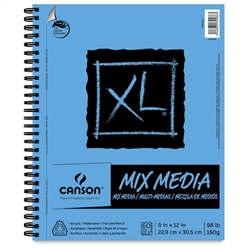 XL MIXED MEDIA PAD CANSON 9X12 60SH CN100510927