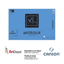 CANSON XL WATERCOLOR PAD 12x18 inches 30 Sheets 140LB-300gr COLD PRESS CN100510943