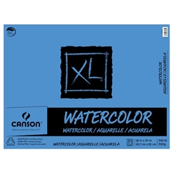 CANSON XL WATERCOLOR PAD 18x24 inches 30 Sheets 140LB-300gr COLD PRESS CN100510944