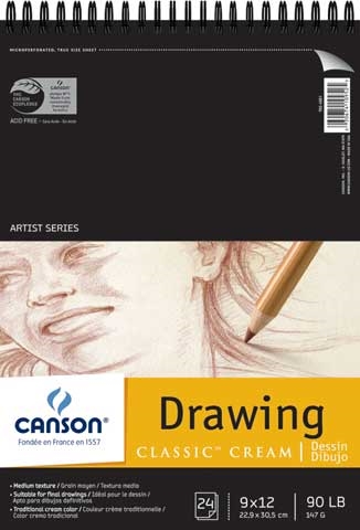 Canson Universal Spiral Sketch Book 9X12