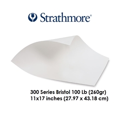 BRISTOL PAPER SHEET 11X17 SMOOTH 100LB 346-1