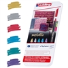 EDDING 1200 METALLIC COLOR FIBER PEN SET 6 COLORS ED1200-6