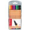 MARKER SET STABILO 88 10CT WALLET SW8810