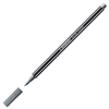 MARKER STABILO 68-805 METALLIC SILVER-DISC