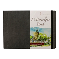 HAHNEMUEHLE AKADEMIE WATERCOLOR PAPER BOOK 8.3x11.7 inches 200gr LANDSCAPE - HA10628812