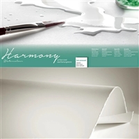 HAHNEMUEHLE HARMONY WATERCOLOR PAPER - 10  SHEET PACK 19.7x25.6 inches HOT PRESSED 140LB-300gr HA10627910