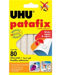 POSTER TACK PATAFIX WHITE UHU REMOVABLE & RE-USABLE 39125