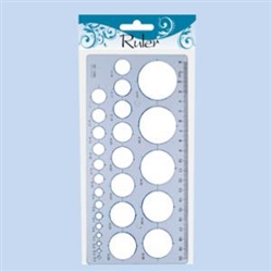 DRAFTING TEMPLATE CIRLES 27 SIZES 84822