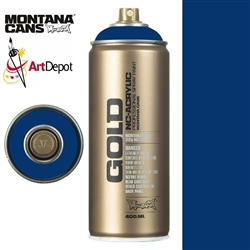 SPRAY MONTANA  GOLD SERIES 400ml SHOCK BLUE DARK MXG-S5020