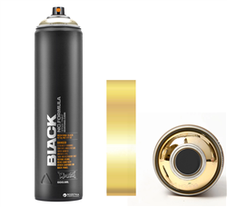 SPRAY MONTANA BLACK SERIES 600ml GOLD CHROME MXB600-GOLD-DISC