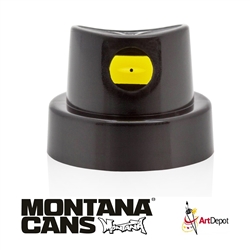 CAPS FLATJET MED BLACKYELLOW MXGLDCAP-30