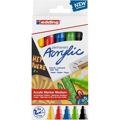 Acrylico Acrylic Paint Pens Set of 30 - Extra Fine Tip Point Pens