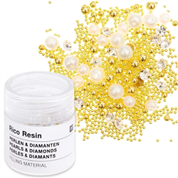 RESIN FILL 13.5 grams PEARL/GOLD MIX RD500708