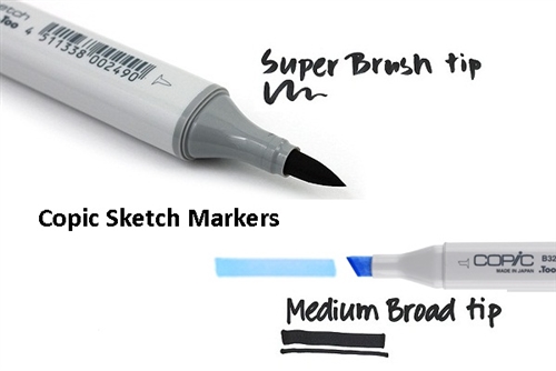 Copic Sketch Markers (Various Sizes & Styles) - Columbia Omni Studio