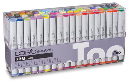 Copic Sketch Basic 72-Color Set