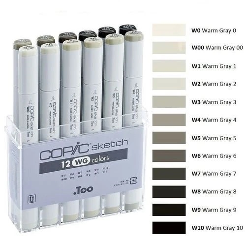 Copic Sketch- Sketching Grays Set of 6