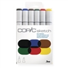 COPIC SKETCH MARKER SET - 6PC BOLD PRIMARIES CMSBOLDPRI