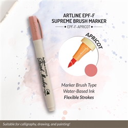 ARTLINE SUPREME BRUSH MARKER APRICOT 5DR
