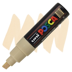 ACRYLIC MARKER POSCA PC-8K BROAD CHISEL BEIGE PX107516000
