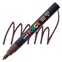 ACRYLIC MARKER POSCA PC-3M FINE DARK BROWN PX202317000